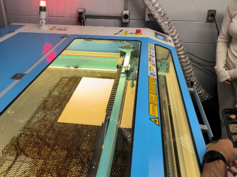 Here is the process work in the lab